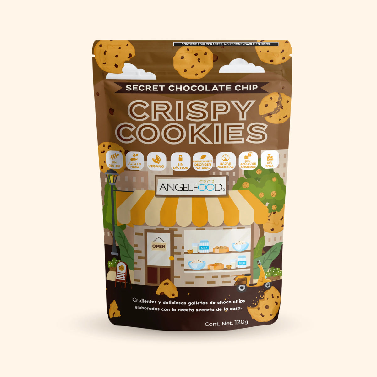 Gluten Free Crispy Chocolate Chip Cookies - AngelFoods