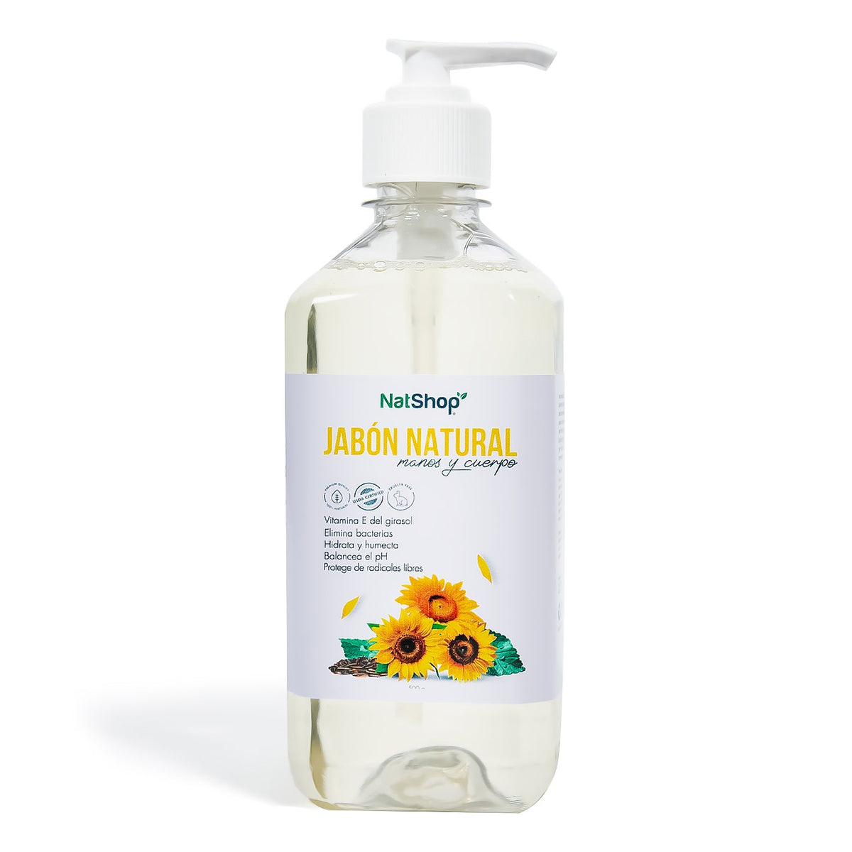 Jabón de Cuerpo y Manos Vitamina E - 500ml