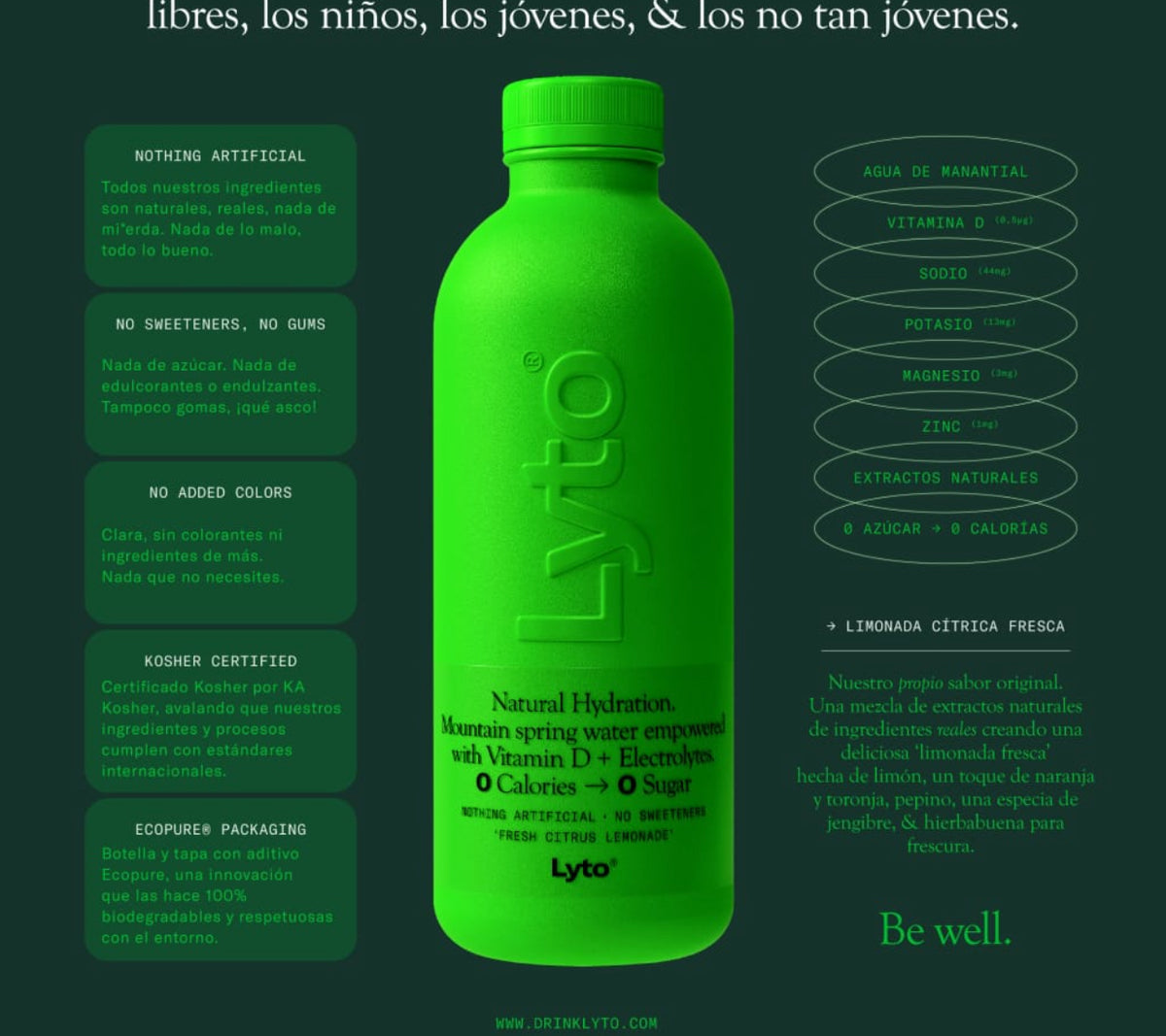 Lyto - Hidratación Natural.