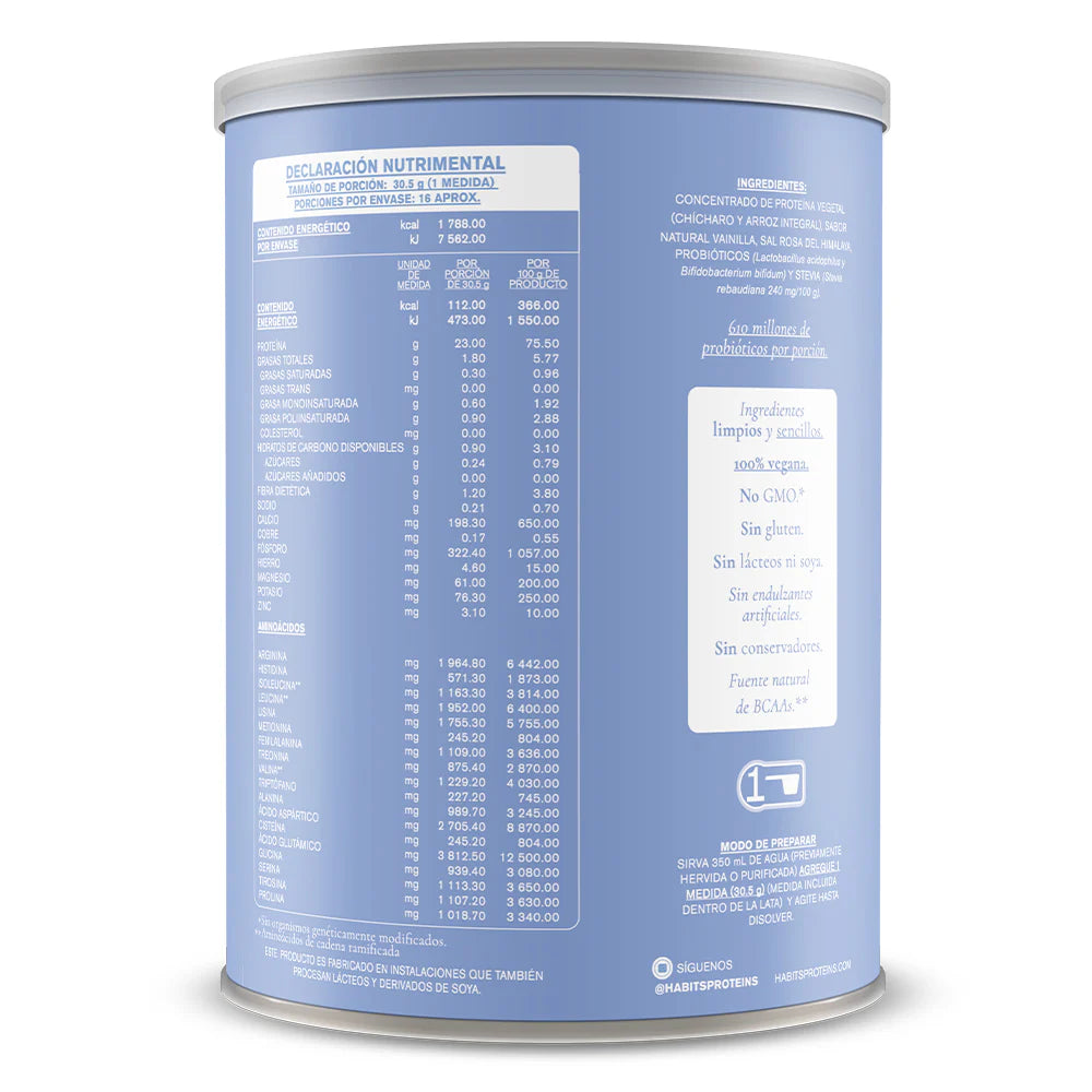 HABITS proteína vainilla