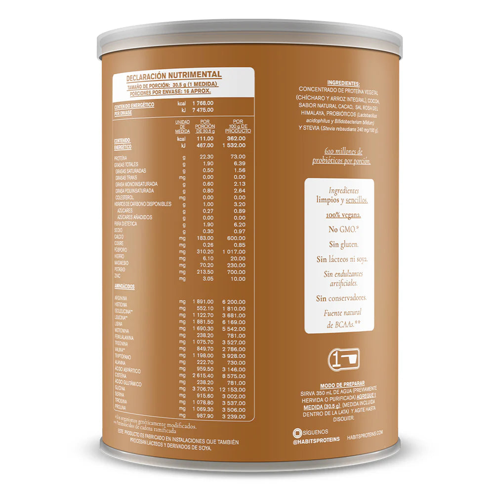 HABITS proteína cacao