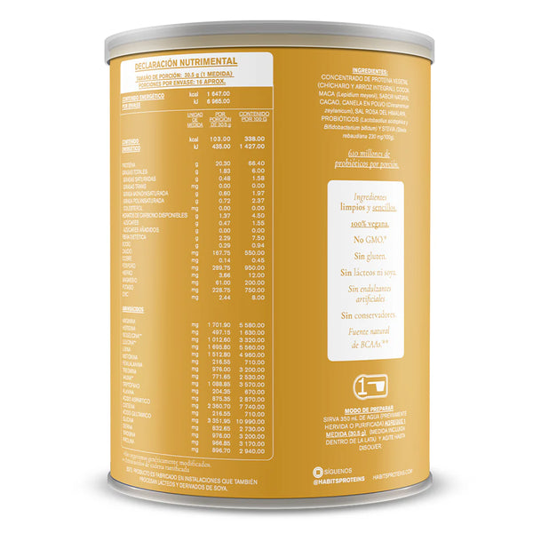 HABITS proteína maca cacao