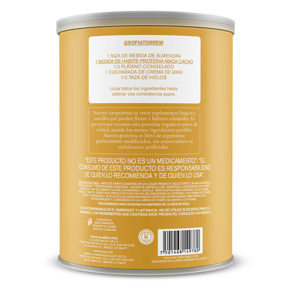 HABITS proteína maca cacao