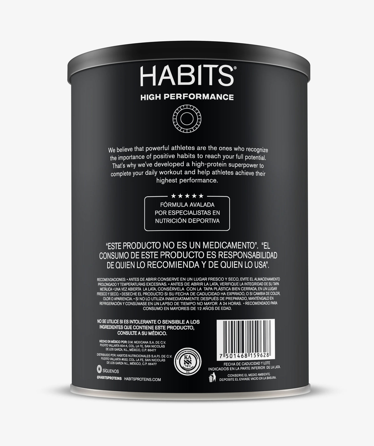 HABITS Proteina Vanilla High Performance
