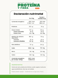 Tostadas altas en proteina y fibra