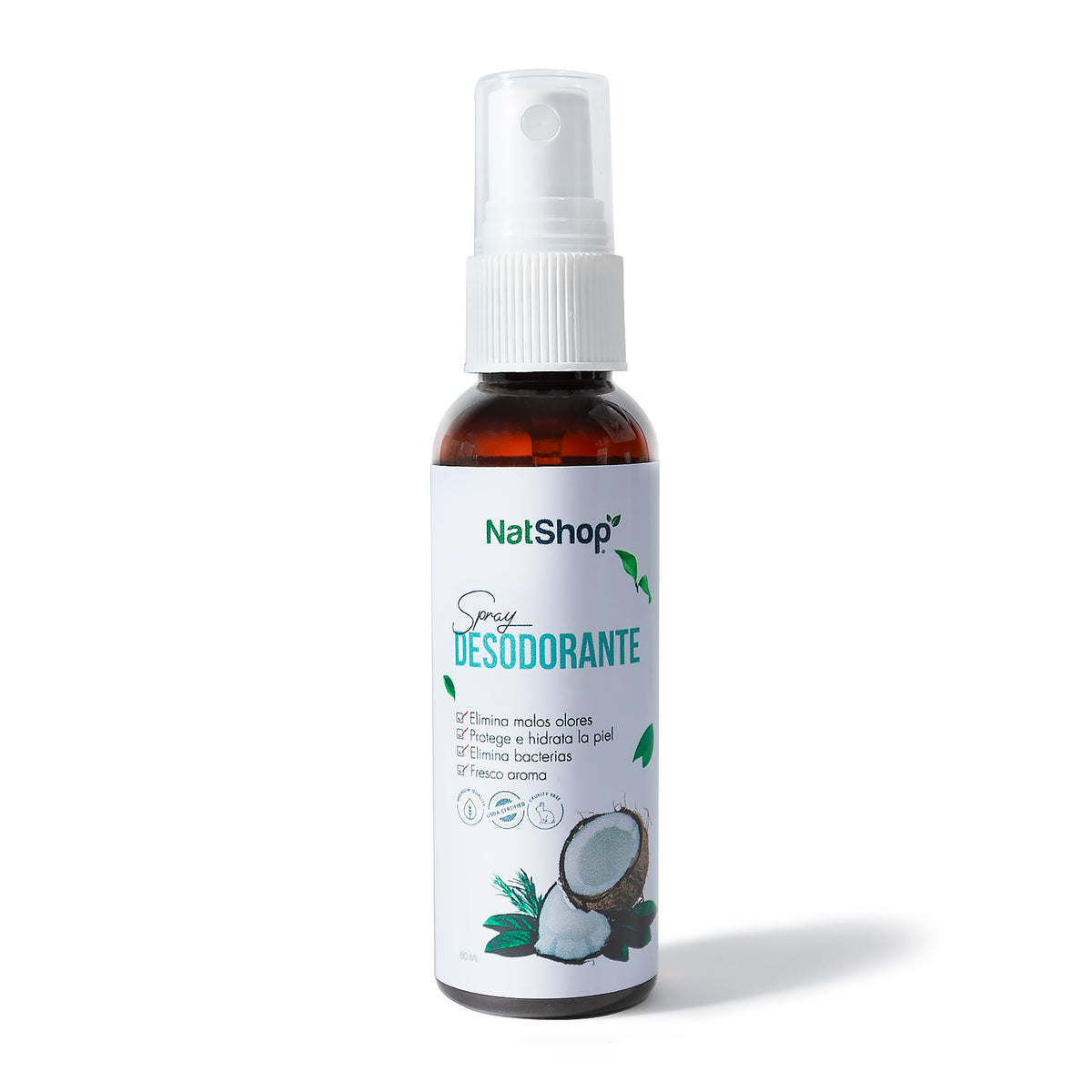 Desodorante 100% Natural  - Coco Orgánico y Vitamina E