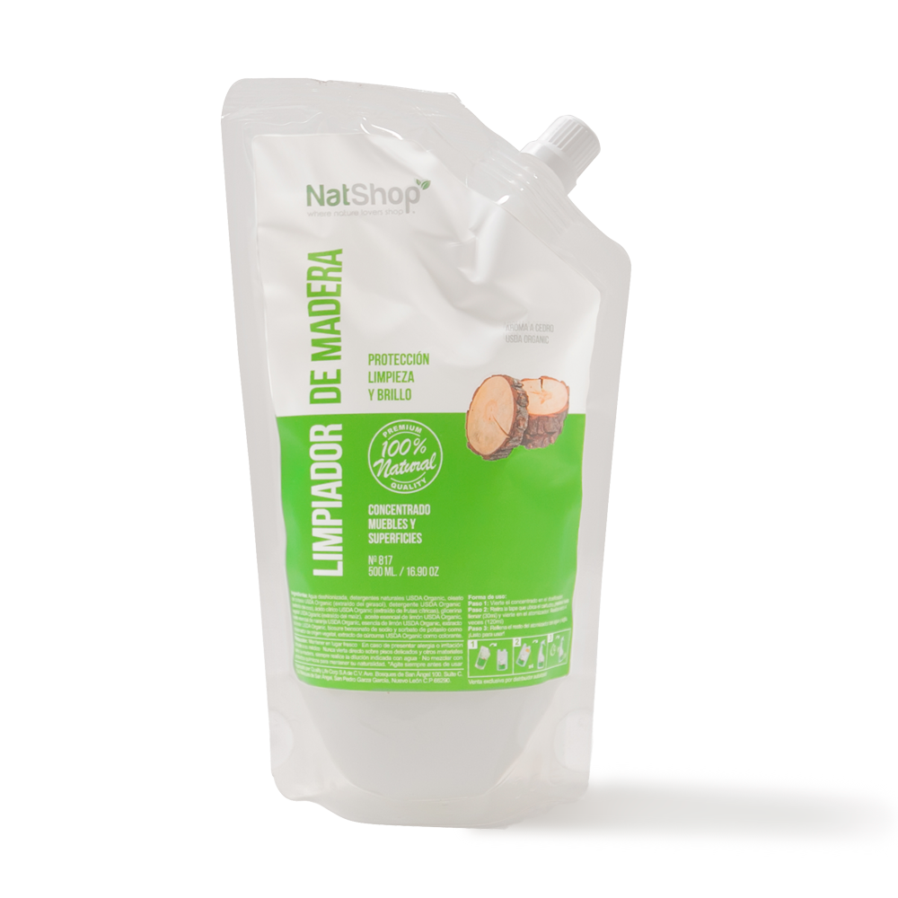 Limpiador para maderas concentrado - Cedro Orgánico 500ml