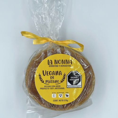 Gorditas veganas de plátano